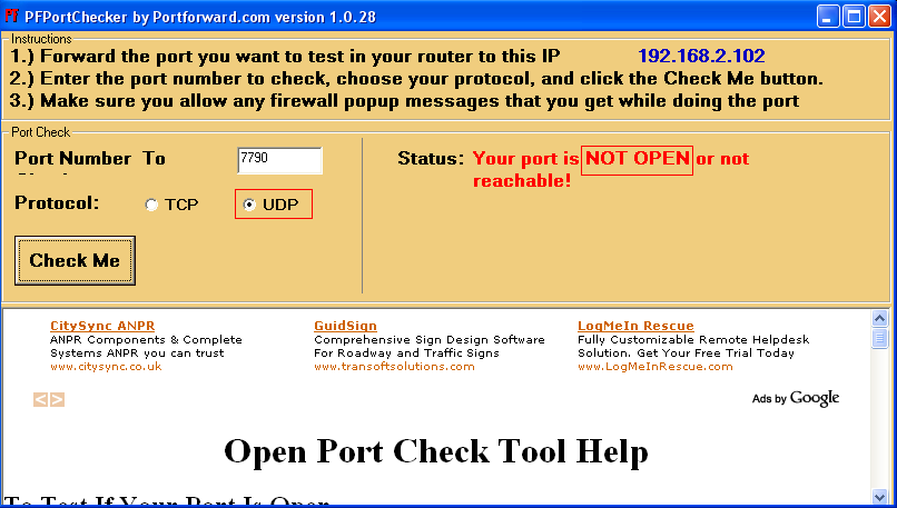 port not open.bmp